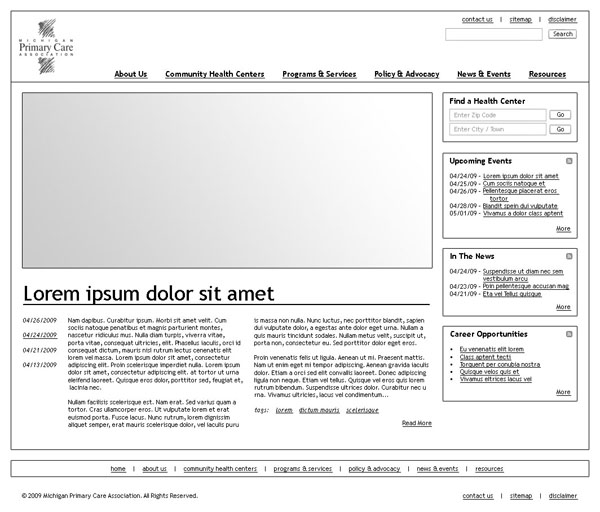 Wireframe example