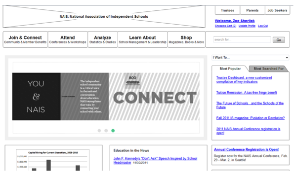 Usability Case Study: National Association of Independent Schools (NAIS)